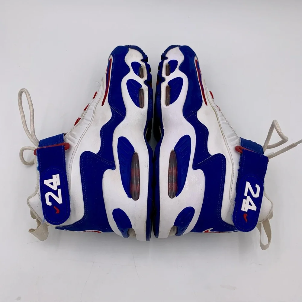 Nike Air Max 1 Griffey Shoes Sneakers Big Boy Sz 5.5 Y Red White Blue School Gym